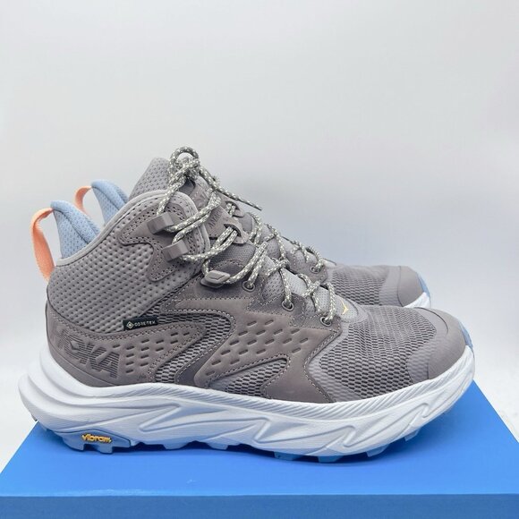 Hoka One One Anacapa 2 Mid GTX Hiking Shoe Boots Astral/ Illusion Womens US 10.5 - Picture 5 of 12